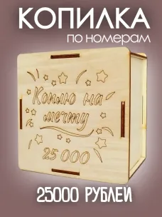 Копилка для денег 25000 На мечту