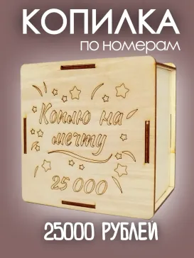 Копилка для денег 25000 На мечту