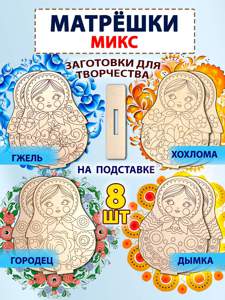 Мастер классы по росписи матрёшек в разных стилях